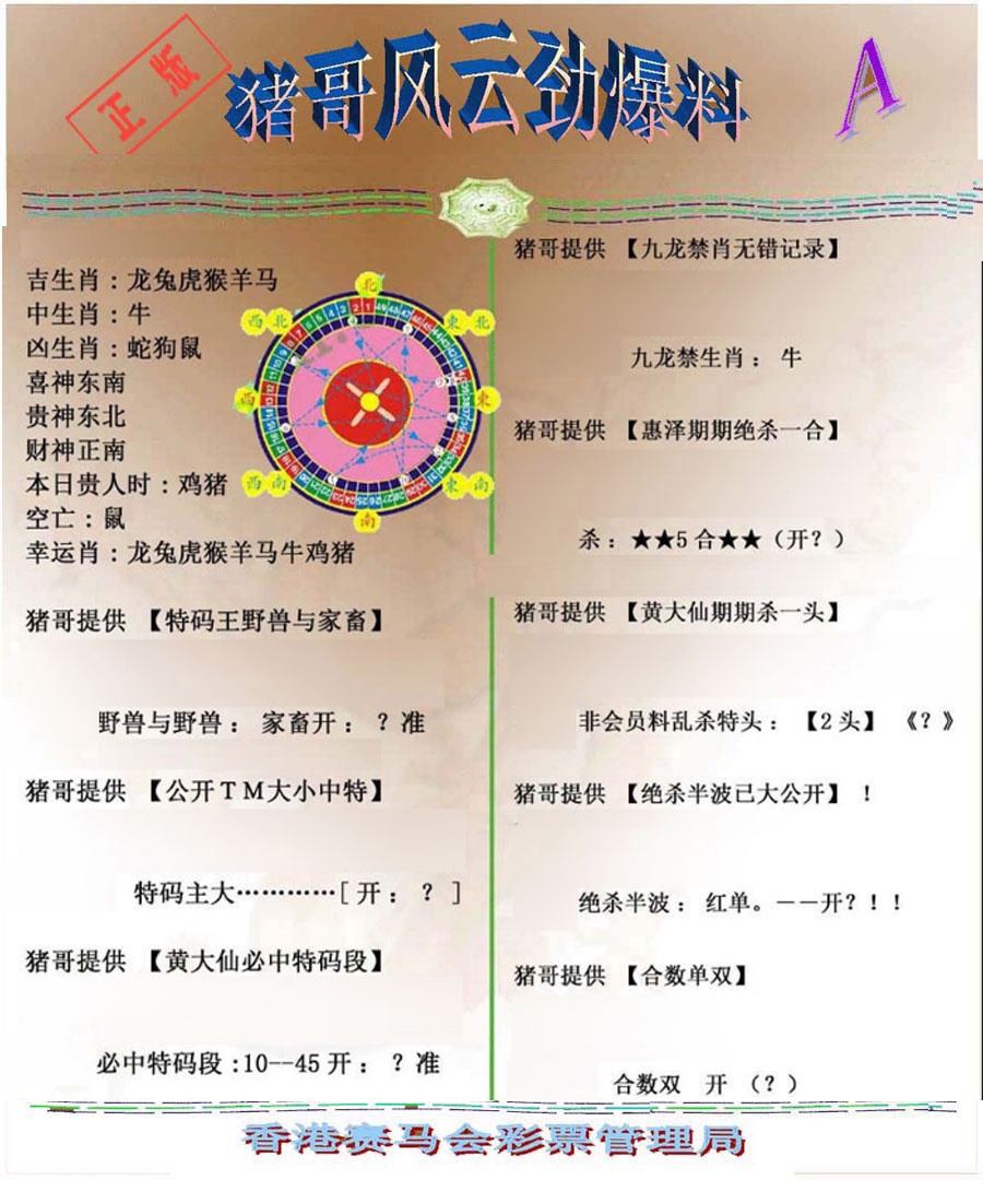 027期猪哥风云劲爆料A[图]